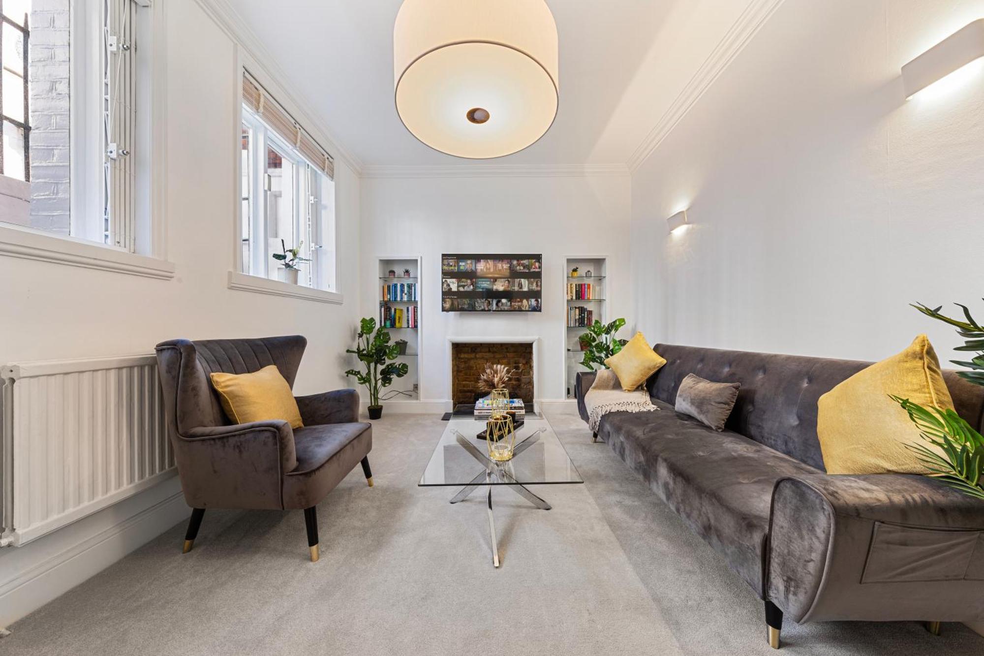 Harrods 2 Bed Lux Flat W/Patio Apartment Londra Exterior foto